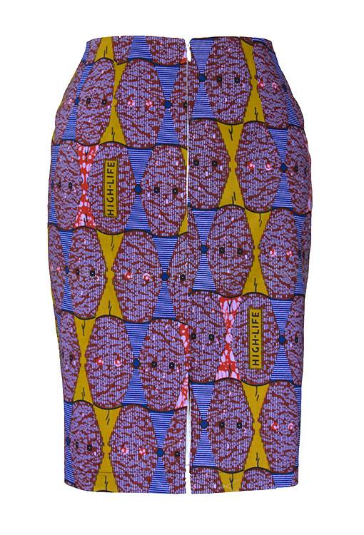 TAYE-Afrykańskie-wzory-afrykański-wosk-ołówkowa-spodnica-moda-damskie-w-polsce-fioletowy-front-gold-kobeity