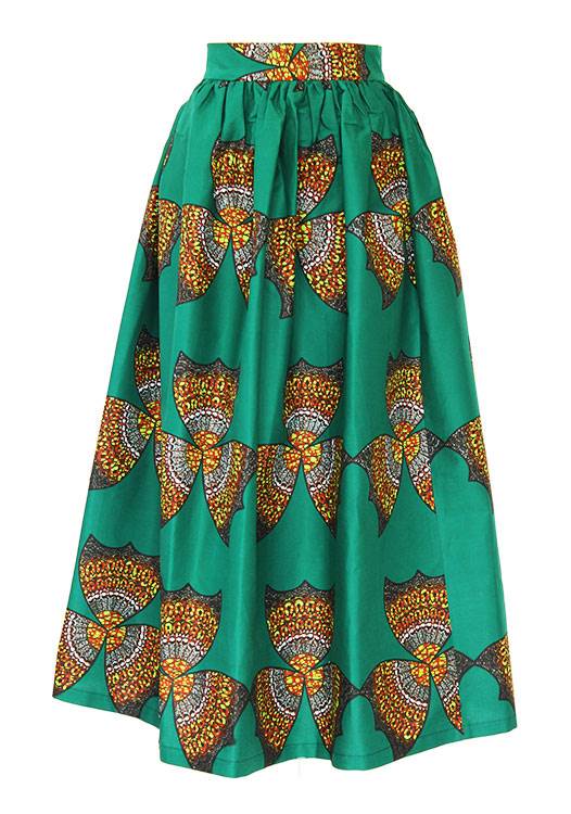 TAYE-african-print-wax-maxi-skirt-spodnice-afrykanskie-maxi-green-yellow