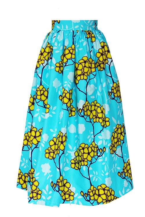 TAYE-african-print-wax-maxi-skirt-spodnice-afrykanskie-maxi-sky-blue-yellow-white-front1