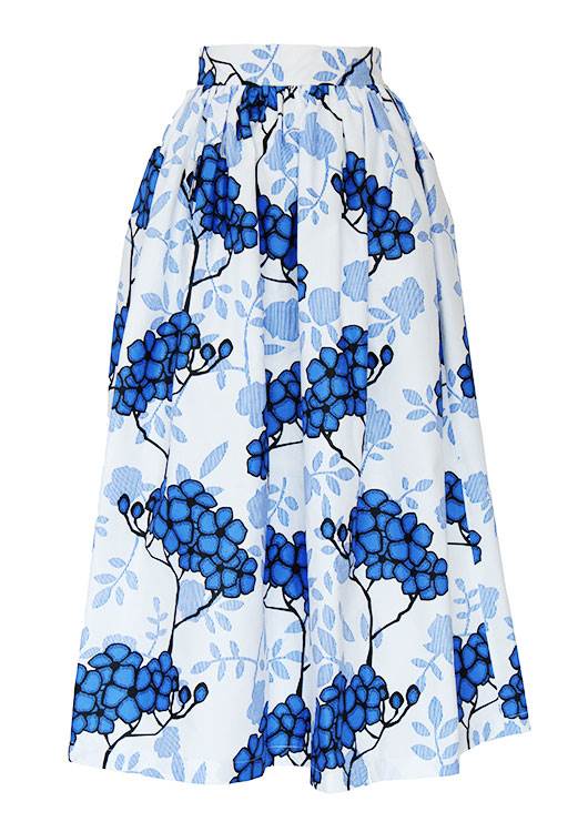 TAYE-african-print-wax-maxi-skirt-spodnice-afrykanskie-maxi-white-blue-flower-sky-blue-front