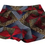 Taye African Print Shorts Taye African Wax Shorts Ankara