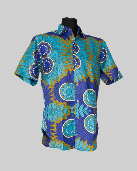 fowoke-african-print-shirt-short-sleeve-men's-shirt-afrykanskie-koszule-kolorwy-koszula