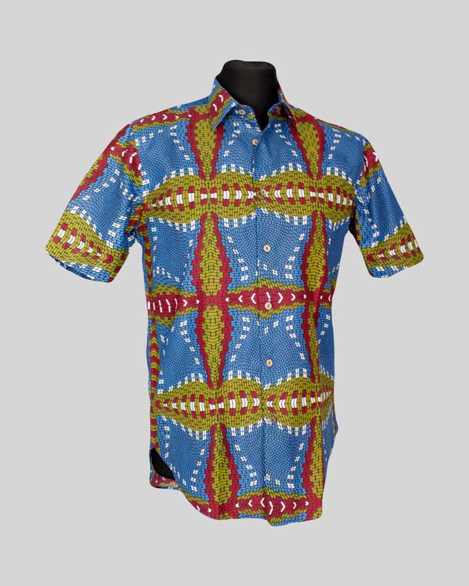 Funbi-fitted-men's-shirt-ktroki-rekaw-meska-koszula-afrykanskie-odziez-w-polsce